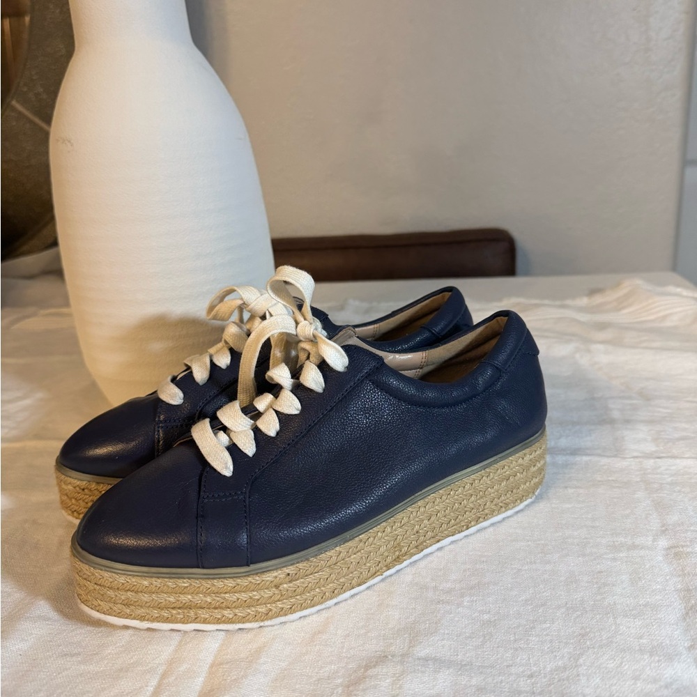 🔥Halogen espadrilles Navy Blue Women's 6.5 Sneakers
